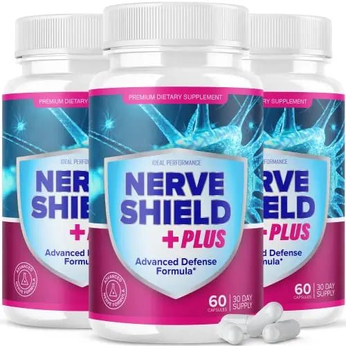 (3 Pack) Nerve Shield Plus Pills Original Supplement Advanced Nerve Formula - TrustMedUSA