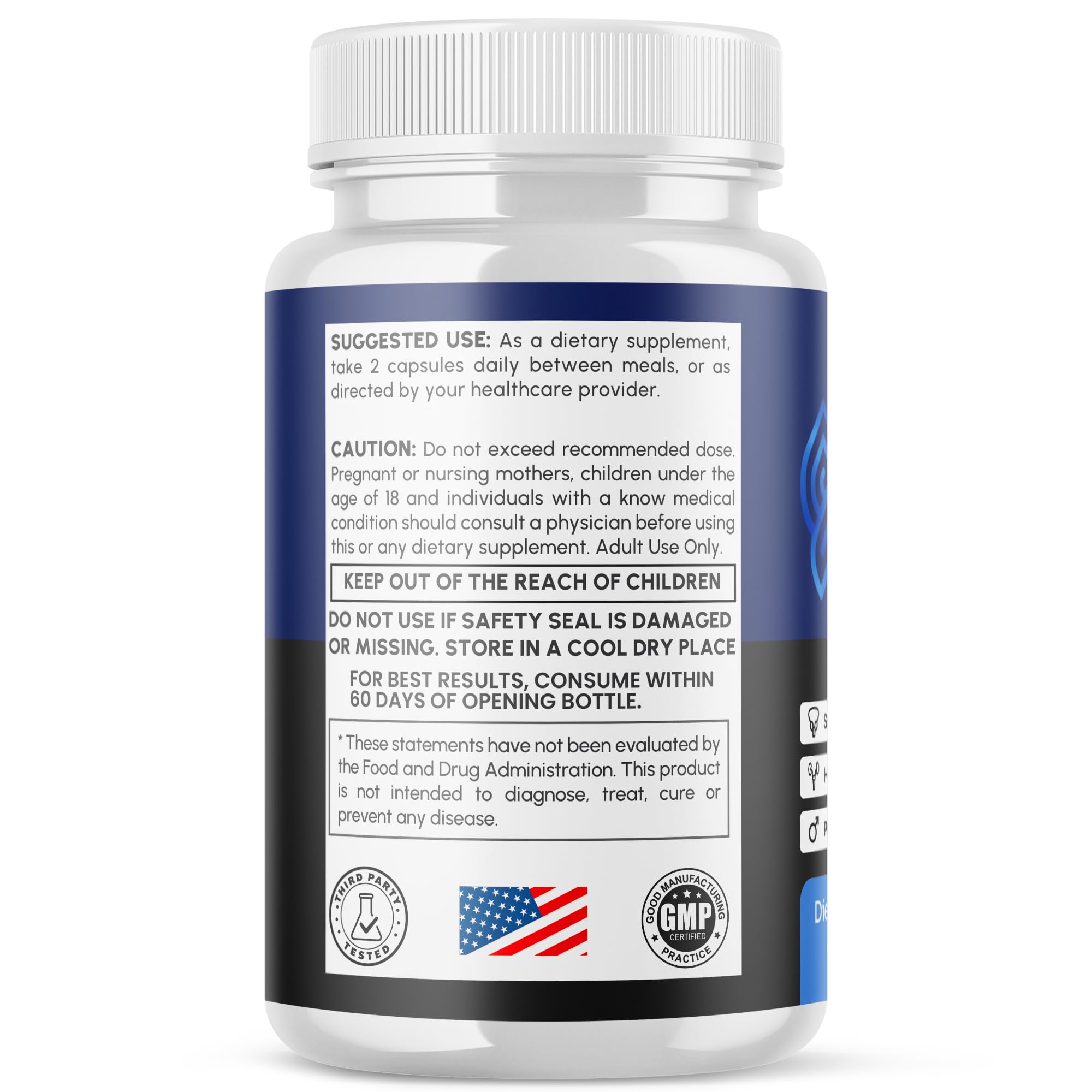 (3 Pack) Prosta Defender Capsules, Official Prostadefender Pills with All Natural Ingredients, Advanced Overall Health and Wellness Supplement, Natural Maximum Strength Vitamin Formula (180 Capsules) - TrustMedUSA