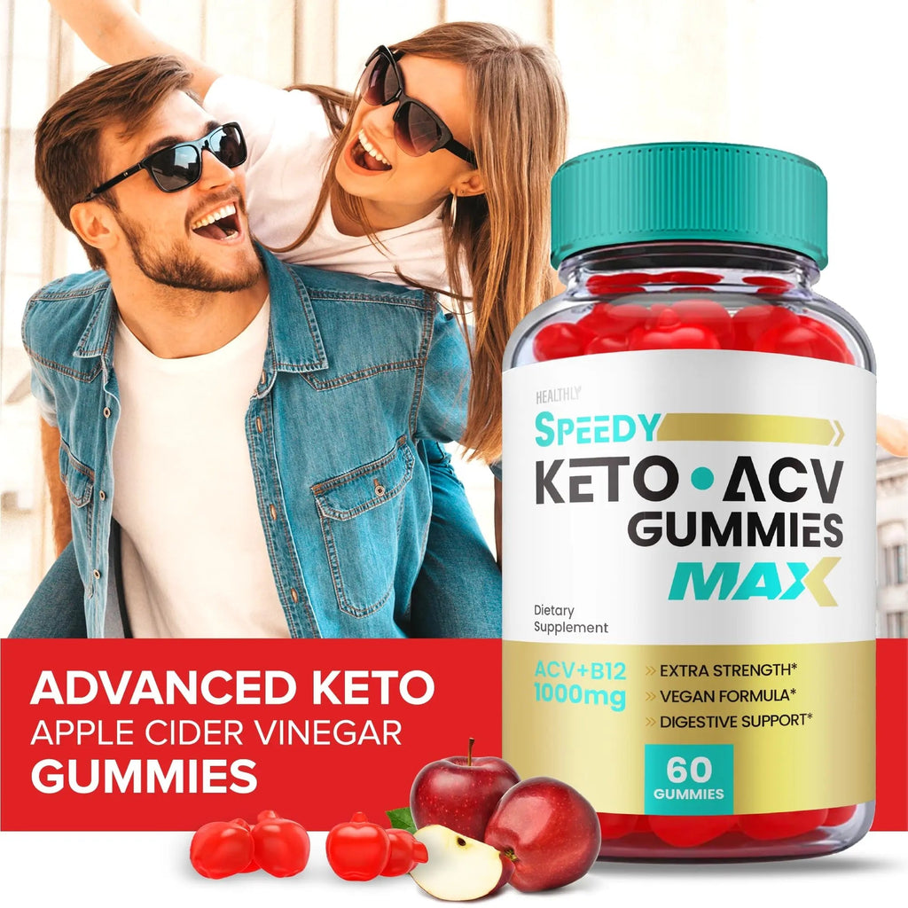 (3 Pack) Speedy Keto ACV Gummies Maximum Strength, Speedy Keto Plus ACV Gummies - TrustMedUSA