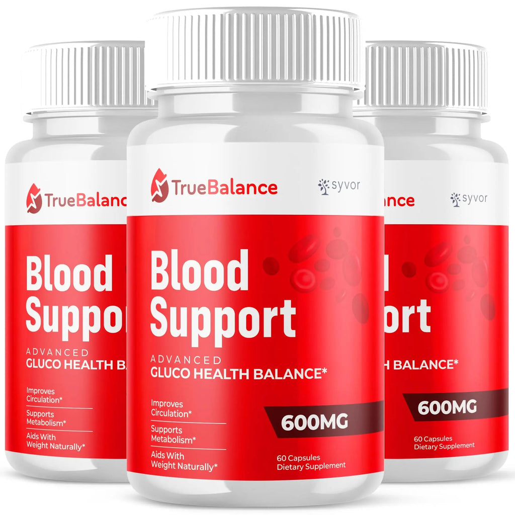 (3 Pack) True Balance Capsules, Official TrueBalance Glycogen Support Pills with All Natural Ingredients, Advanced Formula Support Supplement with Max Strength Vitamins for Women & Men (180 Capsules) - TrustMedUSA