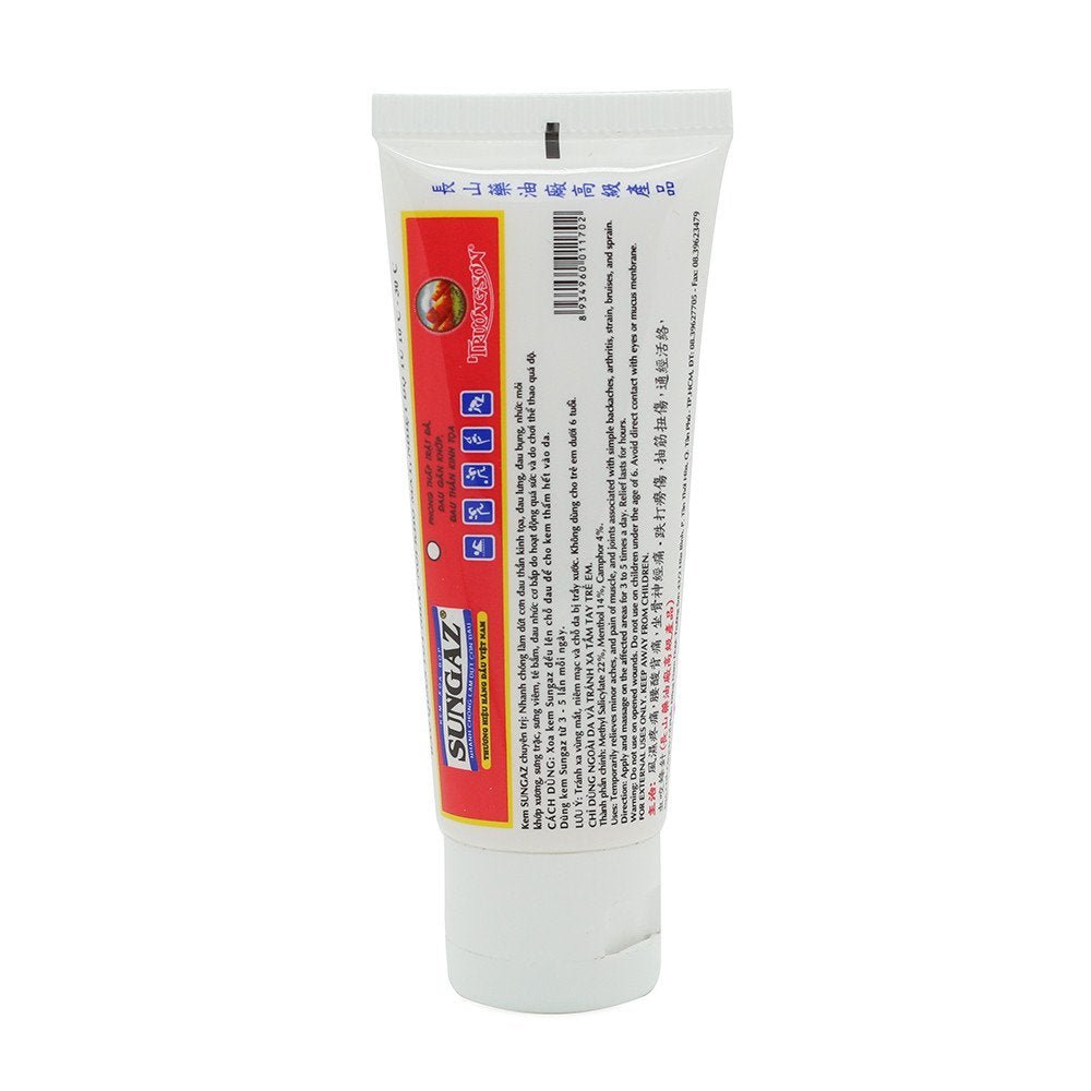 30g Vietnam Sungaz Rapid Pain Relief Yamano Relieve Pain Balm Analgesic Cream Rheumatoid Arthritis Bone Spurs Frozen Shoulde - TrustMedUSA
