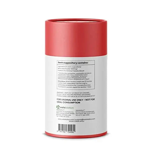 Femina Probiotics Cookie Fresh with 600mg Boric Acid for BV Control 20-Count with Applicator Velobiotics Au supplements