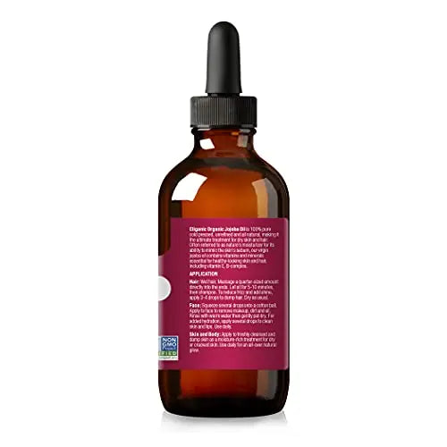 Cliganic Organic Jojoba Oil, 100% Pure (4oz) | Moisturizing Oil for Face, Hair, Skin & Nails Cliganic Au supplements