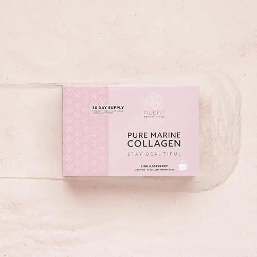 Plent Pure Marine Collagen Pink Raspberry - Stay Beautiful - 5G Collagen Peptides Daily - 30 Sachets Plent Au supplements