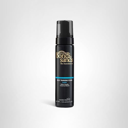 Bondi Sands Dark Self Tanning Foam | Lightweight, Self-Tanner Foam Enriched with Aloe Vera and Coconut