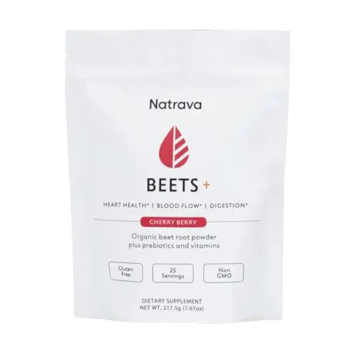 Natrava Beets+ | Organic Beet Root Powder, Vitamins, and Prebiotics | Supports Healthy Natrava Au supplements
