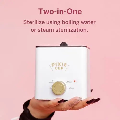 Pixie Menstrual Cup & Disc Boiler Sterilizer - Easily Submerge & Clean Your Period Cup in Boiling Water Pixie Cup Au supplements