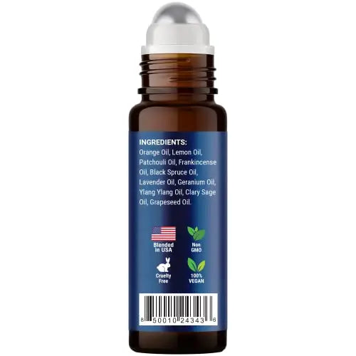 Stress Ease Essential Oil Roll On Blend 10ml - Natural Stress Relief Essential Oils Roll Nexon Botanics Au supplements
