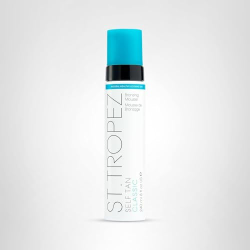 St.Tropez Classic Bronzing Self Tan Mousse for Streak-Free, Golden Tinted, Natural-Looking Tan, 8 Fl Oz