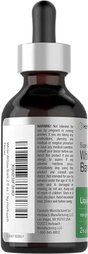 White Willow Bark Extract | 2 fl oz | Alcohol Free Liquid Tincture | Super Concentrated Horbäach Au supplements