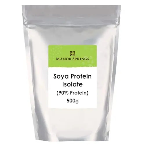 SOYA Protein Isolate (90% Protein) 500g by Manor Springs, Unflavoured, Vegan Protein Shake MANOR SPRINGS Au supplements