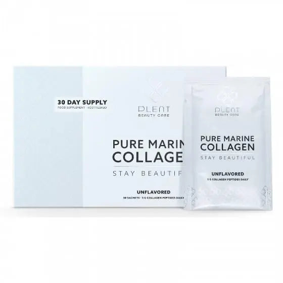 Plent Pure Marine Collagen Unflavoured - Stay Beautiful - 5G Collagen Peptides Daily - 30 Sachets Plent Au supplements