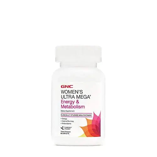 GNC Womens Ultra Mega Energy and Metabolism Multivitamin for Women, 90 Count GNC Au supplements