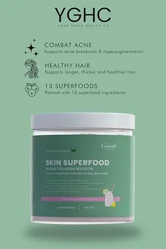 Your Good Health Co. – Your Beauty Vegan Collagen Booster Powder, Pink Lemonade Your Good Health Co. Au supplements