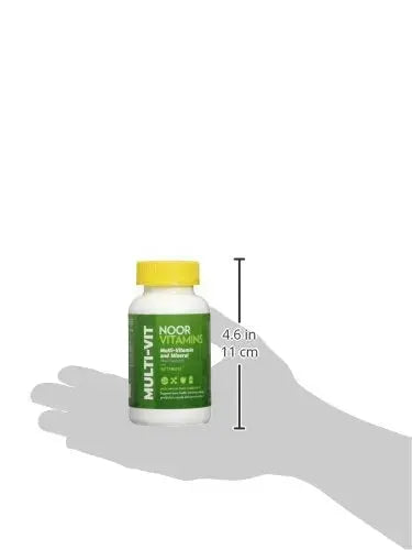 Noor Vitamins Halal Vitamins, Daily Multivitamin, Halal Vitamin for Women and Men, 30 Vitamins & Minerals, A, B12, C, Iron, Zinc to support general health Noor Vitamins Au supplements