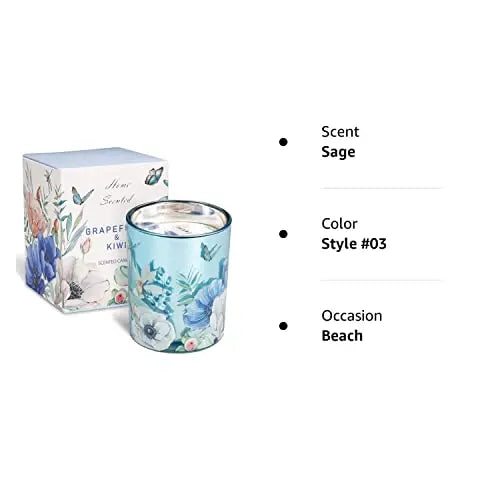 Grapefruit & Kiwi Scented Candles for Home Aromatherapy Candle Gifts for Women, Long Lasting Glass Briful Au supplements
