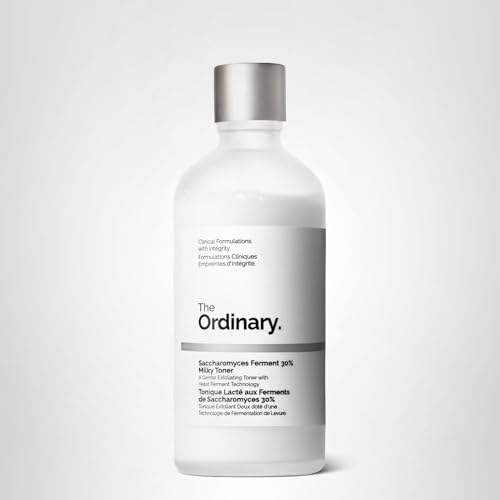 The Ordinary Saccharomyces Ferment 30% Milky Toner, Exfoliating and Hydrating Toner for Smoother, Brighter Skin, 3.4 Fl Oz