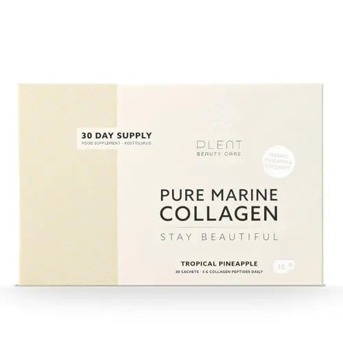 Plent Pure Marine Collagen Tropical Pineapple - Stay Beautiful - 5G Collagen Peptides Daily Plent Au supplements