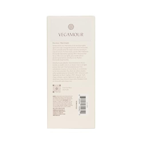 VEGAMOUR GRO+ Advanced Dermaroller | 1,200 Microneedle 0.25mm Scalp Tool | Gently Exfoliates the Scalp | Wide Head for Maximum Coverage VEGAMOUR Au supplements
