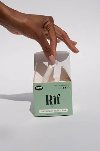 Rif Care Organic Cotton Non Applicator Tampons Regular Absorbency 18 Count Rif care Au supplements