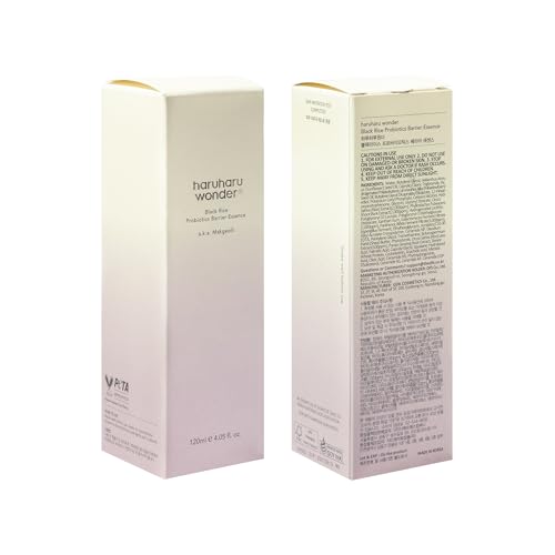 haruharu Wonder Black Rice Probiotics Barrier Essence, Skin Flooding & Layering, Strengthens Skin Barrier