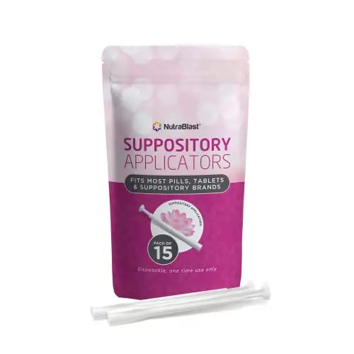 NutraBlast Disposable Vaginal Suppository Applicators (15-Pack) - Fits Most Brands, Pills NutraBlast Au supplements