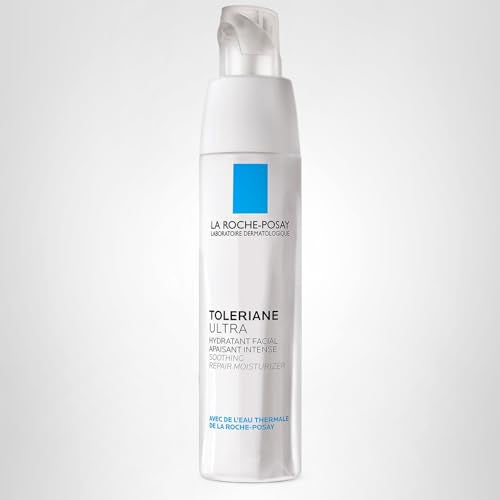 La Roche-Posay Toleriane Dermallergo Ultra Soothing Repair Face Moisturizer for Sensitive Skin, Gentle Moisturizing Face