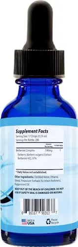 Absonutrix Berberine Supplement 600 mg, 4 Fl Oz Large Bottle, Healthy Weight Loss Support Absonutrix Au supplements