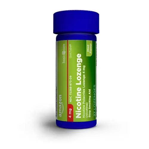 Amazon Basic Care Nicotine Polacrilex Lozenges, 4 mg, Mint Flavor Amazon Basic Care Au supplements