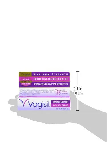 Vagisil Maximum Strength Anti Itch Creme, 1 Ounce Vagisil Au supplements