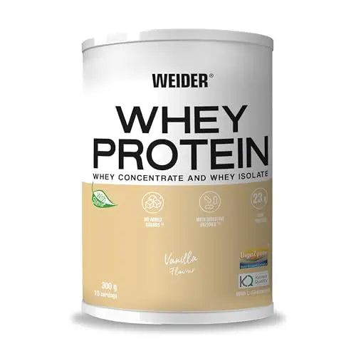 Weider Whey Protein (300g) Vanilla Flavour. Whey Protein from Concentrate and Isolate Weider Au supplements