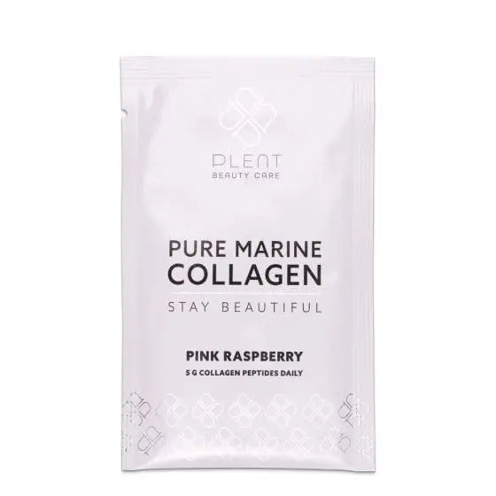 Plent Pure Marine Collagen Pink Raspberry - Stay Beautiful - 5G Collagen Peptides Daily - 30 Sachets Plent Au supplements