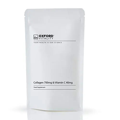 Collagen and Vitamin C Capsules | High Strength and Quality | Oxford Vitality (365) Ov OXFORD VITALITY Au supplements
