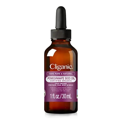 Cliganic Organic Pomegranate Seed Oil, 100% Pure - For Face, Skin | Natural Cold Pressed Unrefined Cliganic Au supplements