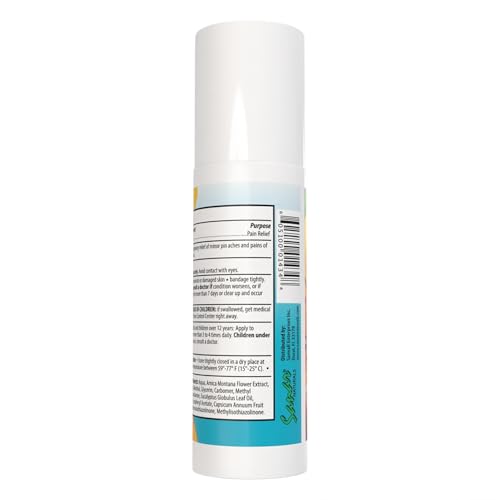 Sanar Naturals Arnica Roll On, 3 oz | Fast Acting Muscle Rub Relief & Joint Support | Soothing Topical Arnica Clear Gel for Post Workout and Daily Use | Non-Greasy, Travel Size Sanar Naturals Au supplements