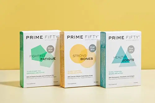 Prime Fifty Strong Bones Supplements – 28 Multivitamin Tablets with Calcium, Magnesium FutureYou Cambridge Au supplements