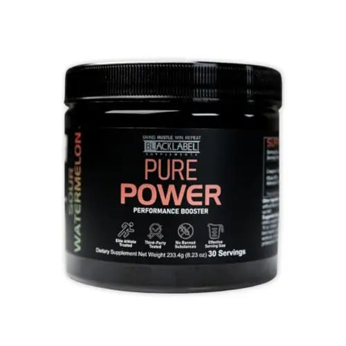 BLACKLABEL Supplements - Pure Power - Pre-Workout Dietary Supplement - Performance BLACKLABEL Supplements Au supplements