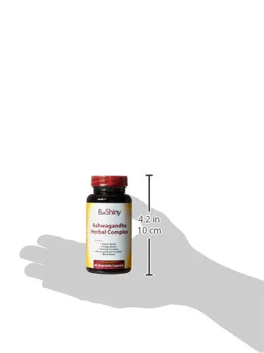 BeShiny Ashwagandha Complex with termeric Cinnamon Basil Leaf Supports a Healthy BeShiny Au supplements