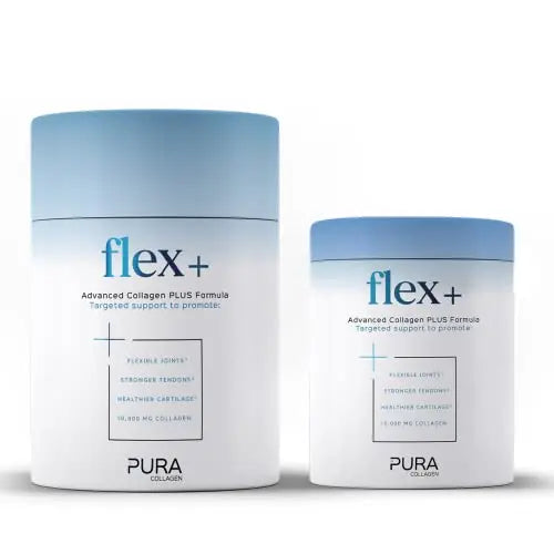 Pura Collagen Powdered Supplement Flex+, 10,000 mg Hydrolysed Peptides, Vitamin C & Manganese Pura Collagen Au supplements