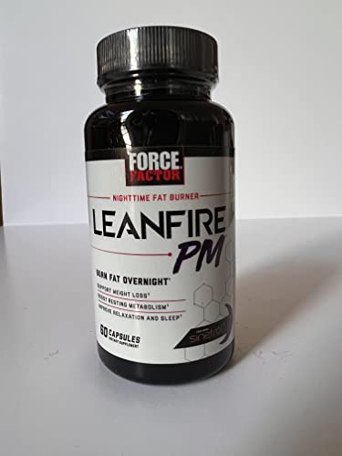 Force Factor LeanFire PM Weight Loss Pills for Women & Men, Fat Burner & Overnight Force Factor Au supplements