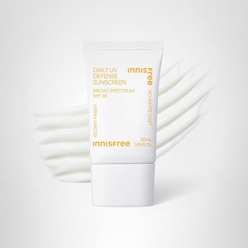 Innisfree Daily UV Defense SPF 36 – Korean Face Sunscreen, Invisible Finish, Broad Spectrum,
