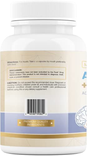 Maximize Within Alpha GPC + Citicoline 60 Ct, 1600mg Concentrated Formula- 99%+Highly Purified & Bioavailable Nootropic-Cognitive Enhancer, Supports Memory, Brain Function, Boosts Focus, Mood & Energy Maximize Within Au supplements