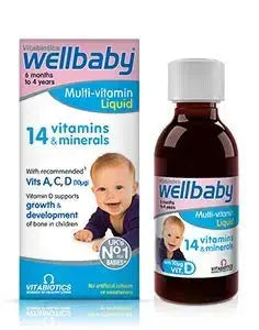 Wellbaby Multi-Vitamin Liquid 14 Vitamins and Minerals 150ml WELLBABY Au supplements
