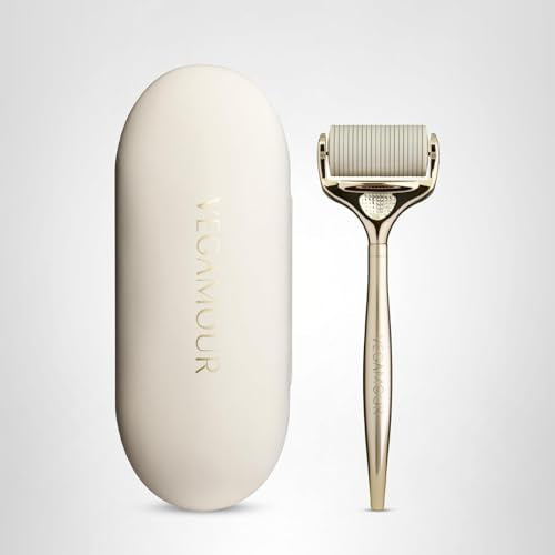 VEGAMOUR GRO+ Advanced Dermaroller | 1,200 Microneedle 0.25mm Scalp Tool | Gently Exfoliates the Scalp | Wide Head for Maximum Coverage VEGAMOUR Au supplements