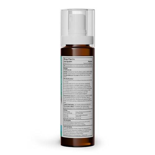 GuruNanda Menthol with Magnesium Spray for Pain Relief – 10.5% Menthol Cooling Spray for Muscle, Joint & Back Discomfort – No-Mess, Fast-Acting Relief, Pack of 3 GuruNanda Au supplements