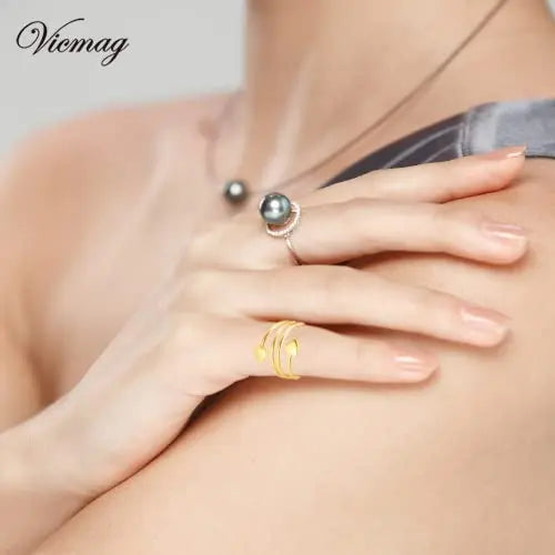Vicmag Copper Magnetic Ring for Women, Lymphatic Drainage Ring Ladies Fingers Vicmag Au supplements