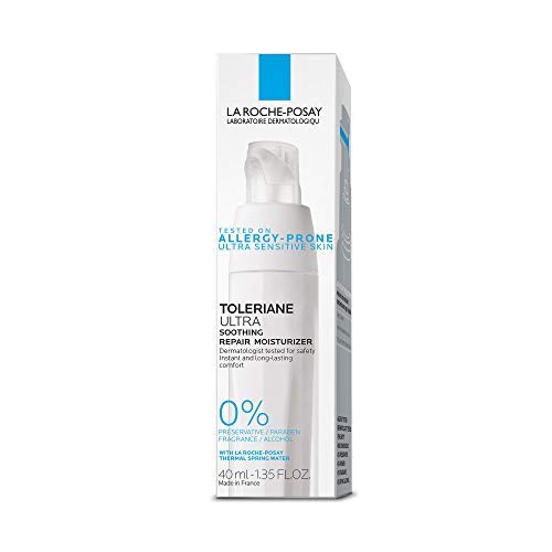 La Roche-Posay Toleriane Dermallergo Ultra Soothing Repair Face Moisturizer for Sensitive Skin, Gentle Moisturizing Face