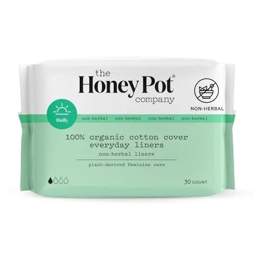 The Honey Pot Company - Non-Herbal Everyday Panty Liners - Organic Pads for Women - Cotton Cover The Honey Pot Company Au supplements