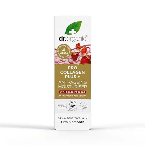 Dr Organic, Organic Pro Collagen with Dragons Blood, Natural, Vegan, Cruelty Free, Paraben & SLS Free, 50ml DR ORGANIC Au supplements