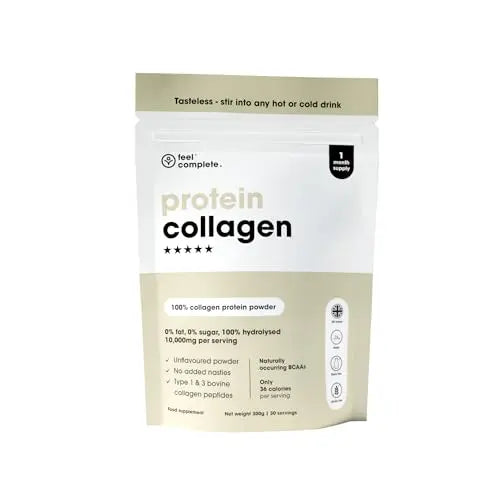 Feel Complete - High Protein Collagen - Premium Type 1 & 3 Hydrolysed Bovine Collagen - Halal - Skin, Hair & Nail Feel Complete Au supplements